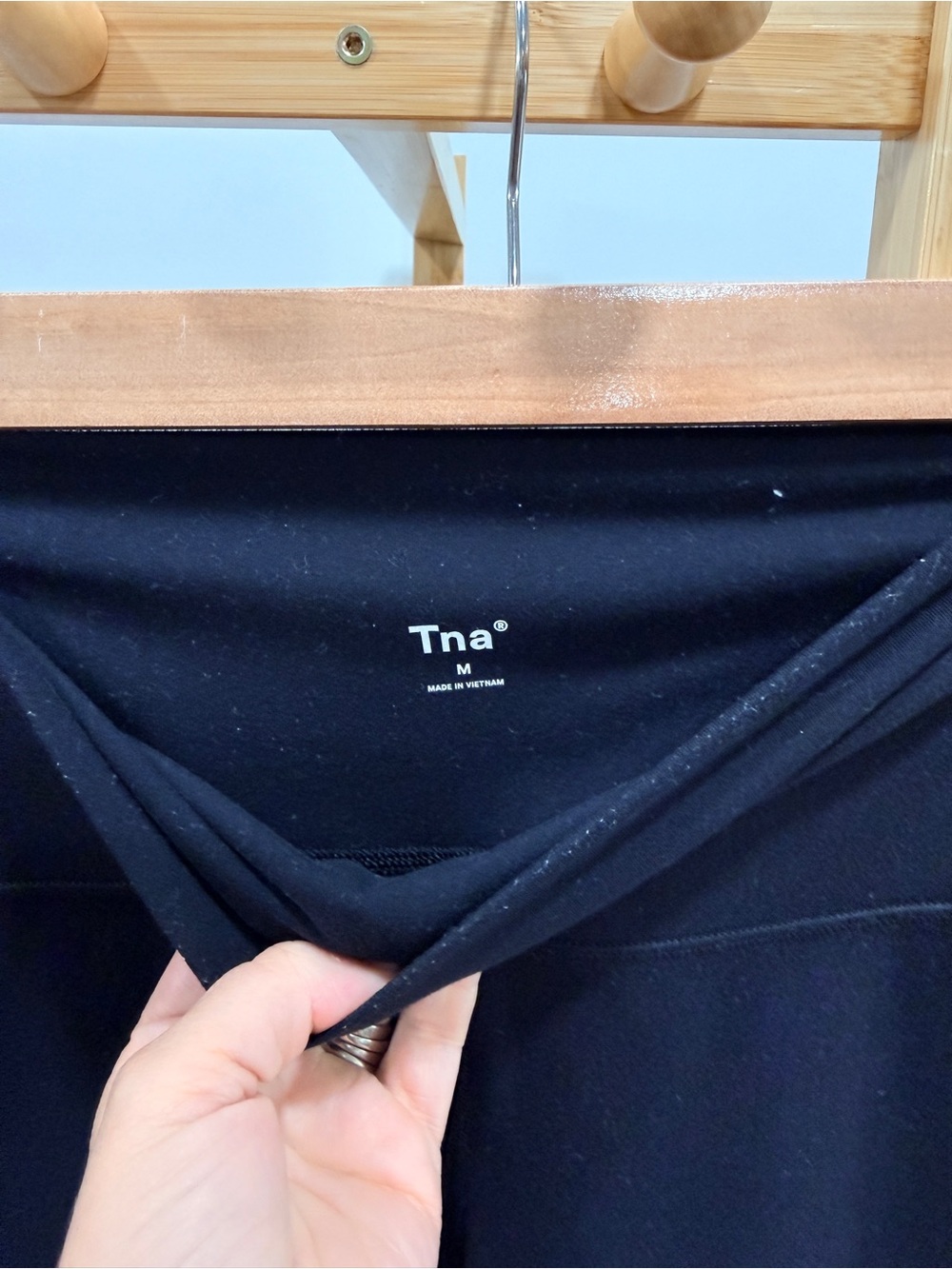 TNA Black High-Waist Bike Shorts - Picture 5 of 5